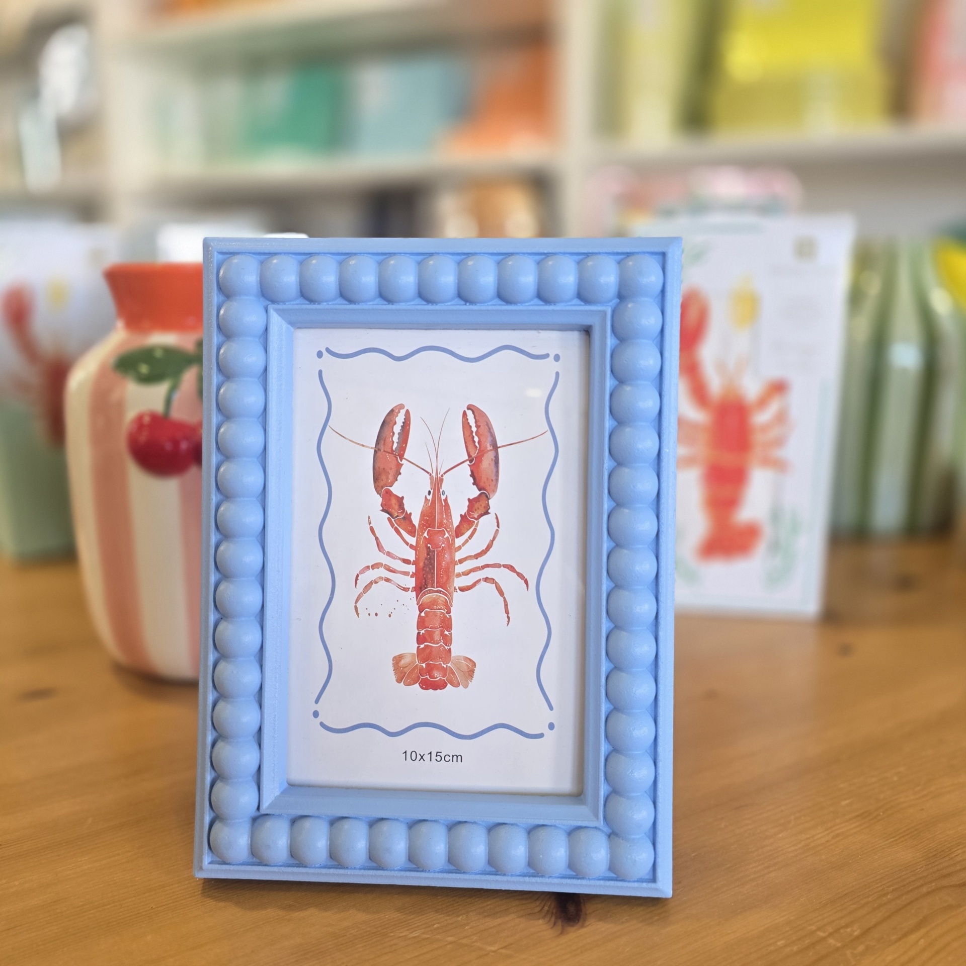 Moldura azul | lagosta