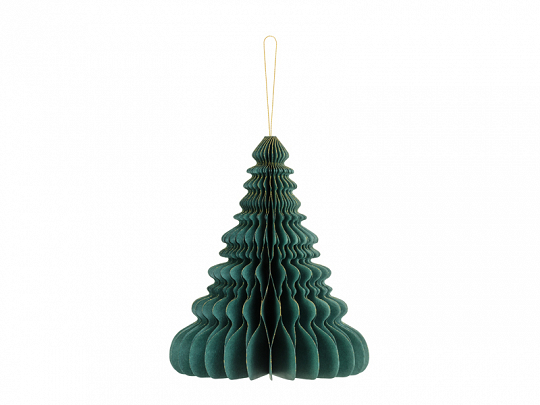 Árvore de Natal decorativa em papel verde