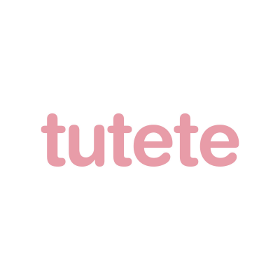 Logótipo da marca tutete em rosa