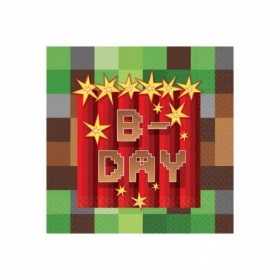 Imagem pixelada com texto '8-DAY' em quadrados coloridos.