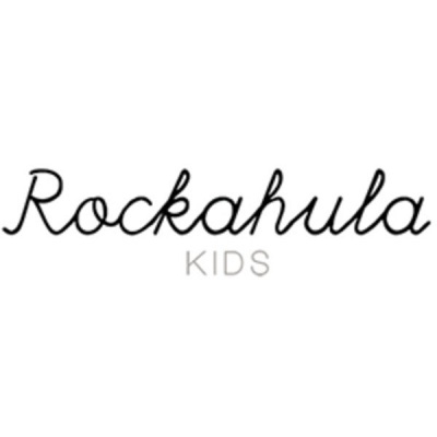 Logótipo Rockahula KIDS em preto e cinzento