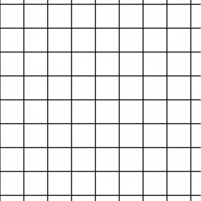 Grelha quadrada preta em fundo branco