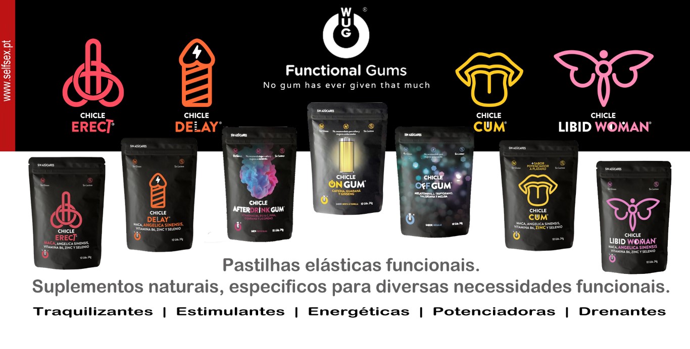 Pastilhas WUG - Pastilhas funcionais para todas as fun&ccedil;&otilde;es do corpo. Artigos para maquinas automaticas de vending sexshop