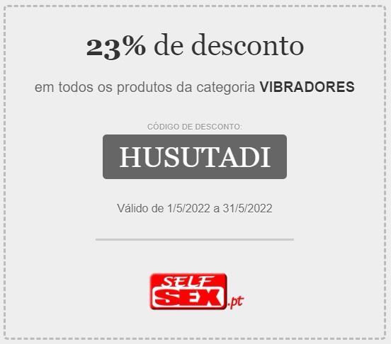 23% de desconto em Vibradores