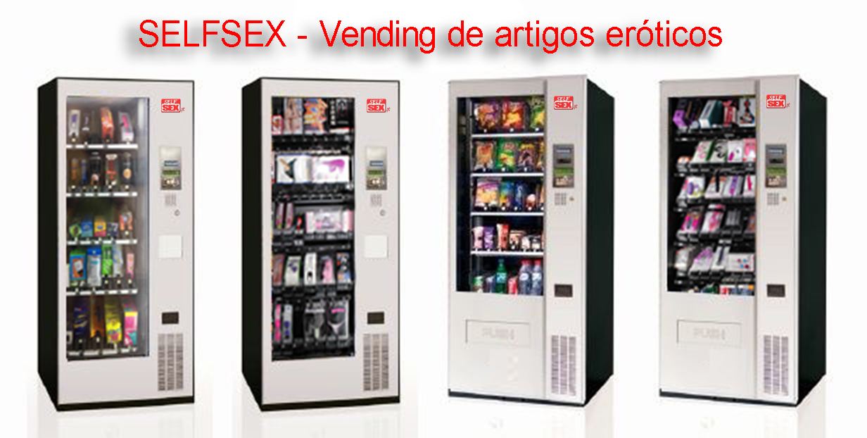 Maquinas SEXMATIC para lojas sex shop autom&aacute;ticas de vending de sextoys