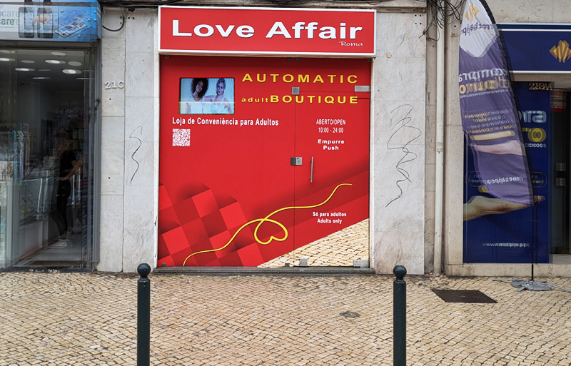 sexshop selfservice av. Roma Lisboa