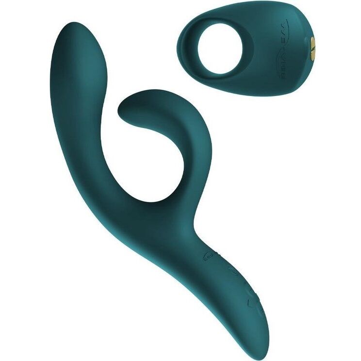 Brinquedos eróticos em silicone verde escuro com vibrador e comando remoto