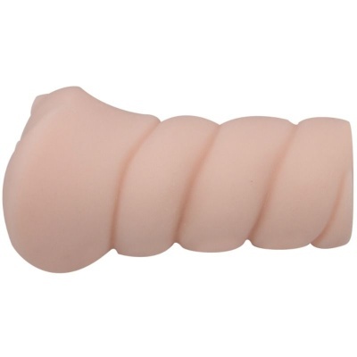 Masturbador masculino em cor pele com textura em espiral