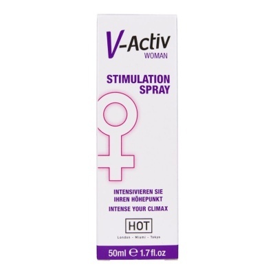 Embalagem de spray de estimulação V-Activ Woman