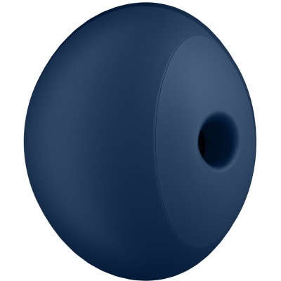 Disco azul escuro com cavidade central redonda