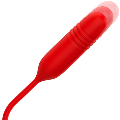 Dispositivo vibrador vermelho com efeito de vibração