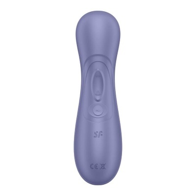 Dispositivo eletrónico roxo com botões e texto sf
