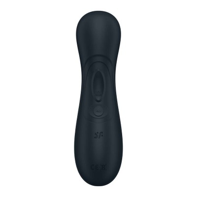 Dispositivo preto ergonómico com botões e texto SF e CE