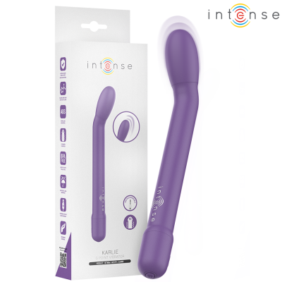 Vibrador roxo com embalagem branca Intense Karlie