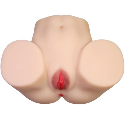 Tronco feminino em silicone com zona genital detalhada