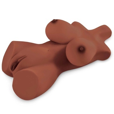 Escultura decorativa corpo feminino terracota