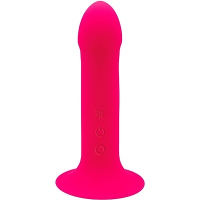 Produto cilindrico rosa com base larga e simbolos em relevo
