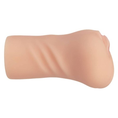 Produto anatómico em tom pele claro com textura suave