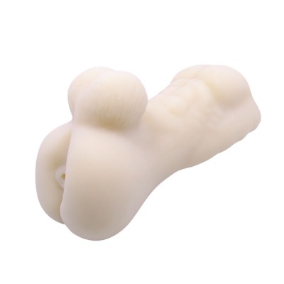 Molde em silicone branco torso masculino com detalhes musculares