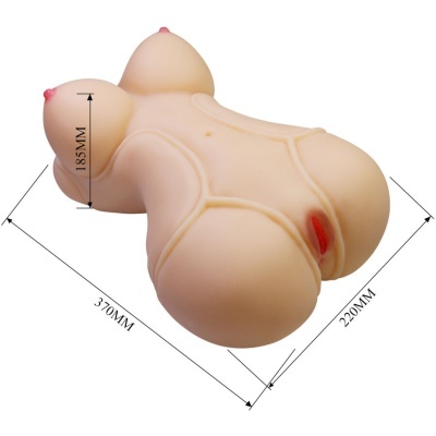 Boneca sexual em silicone com seios e detalhes anatómicos