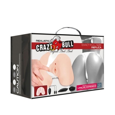 Caixa do produto réplica anatómica Crazy Bull