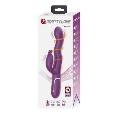 Embalagem de vibrador roxo Pretty Love Laursen