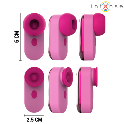 Dispositivos eletrónicos rosa e fúcsia com formato retangular arredondado e parte circular