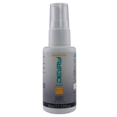 Frasco branco com tampa transparente de spray e rótulo com texto
