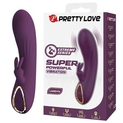 Vibrador roxo com embalagem Pretty Love