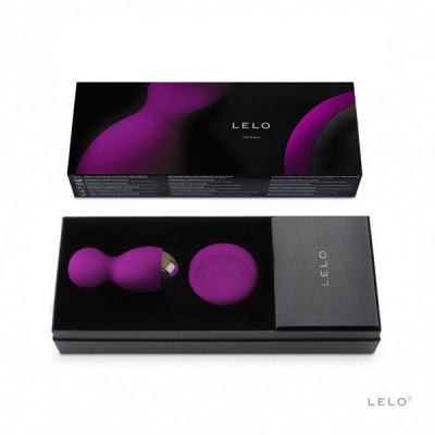 Conjunto de produtos LELO roxo em estojo preto e cinzento