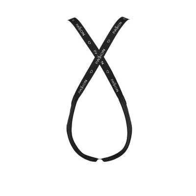 Alça preta para óculos com texto PAISION em branco