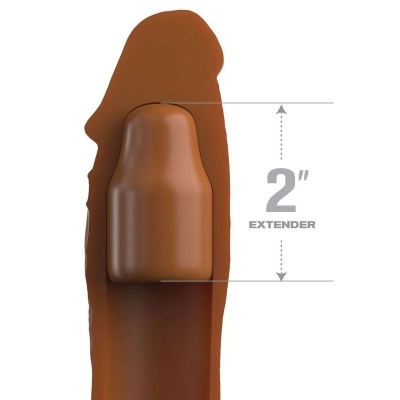 Extensor masculino castanho com indicação 2