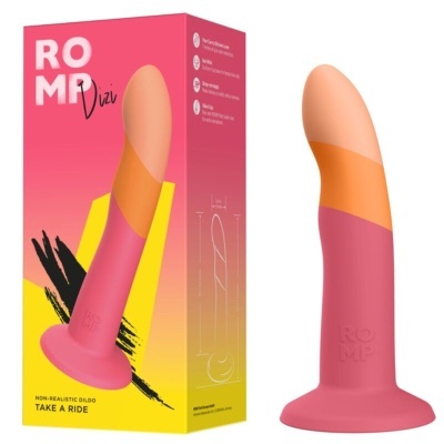 Dildo colorido com embalagem ROMP Dizi