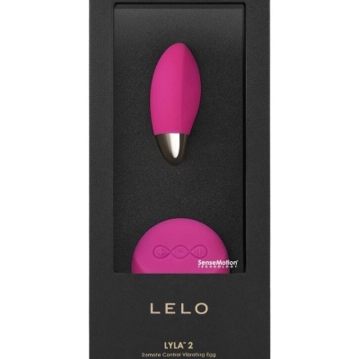 Vibrador rosa e prata LELO LYLA 2 em embalagem preta