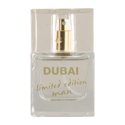 Frasco de perfume Dubai limited edition man em vidro transparente