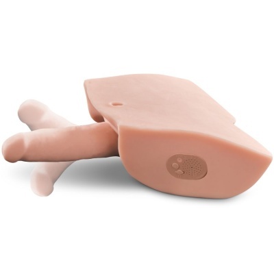 Modelo anatómico em silicone cor da pele para treino médico