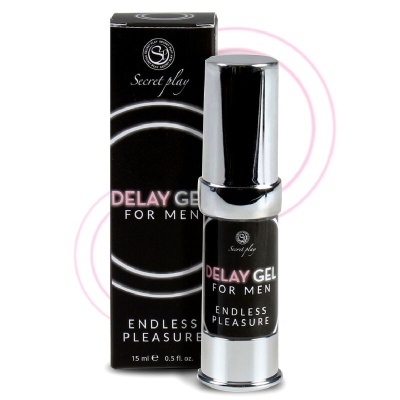 Frasco e embalagem do Delay Gel For Men Endless Pleasure