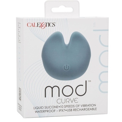 Embalagem do produto mod curve em silicone líquido azul claro