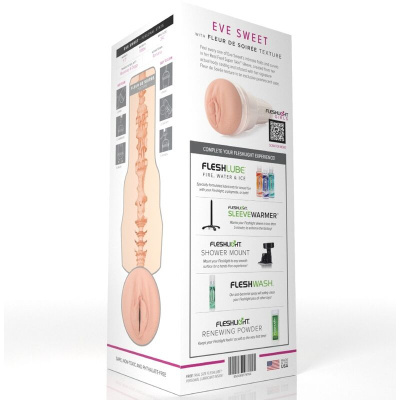 Embalagem de masturbador Fleshlight Girls com textura interna Fleur de Soirée