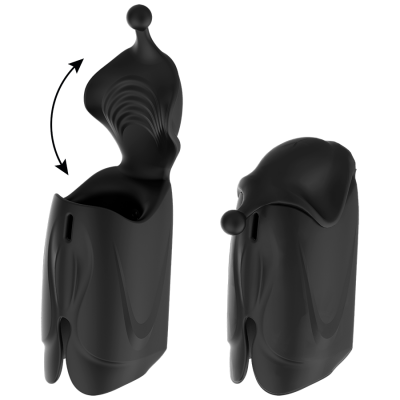 Suporte preto articulado com tampa