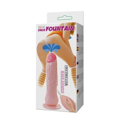 Caixa de dildo EROS FOUNTAIN com imagem sensual