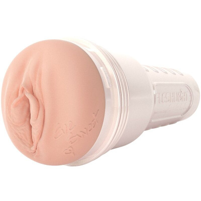 Produto sexual masculino Fleshlight com capa de silicone cor de pele em formato anatómico