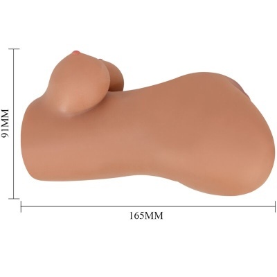 Produto de silicone cor pele com contornos anatómicos e dimensões 165MM x 91MM