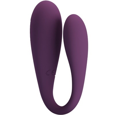 produto de silicone roxo em formato em U com símbolo CE