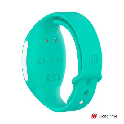 Pulseira inteligente verde água da Watchme