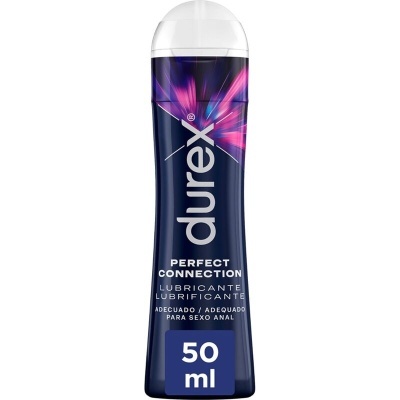 Frasco de lubrificante Durex Perfect Connection 50 ml azul escuro