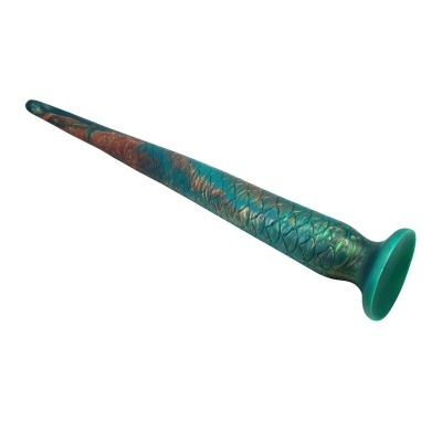 Taco de basebol metal azul e bronze com padrão e textura