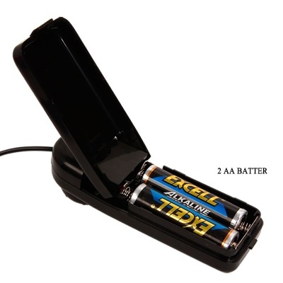 Carregador de pilhas preto com pilhas AA alcalinas EXCELL