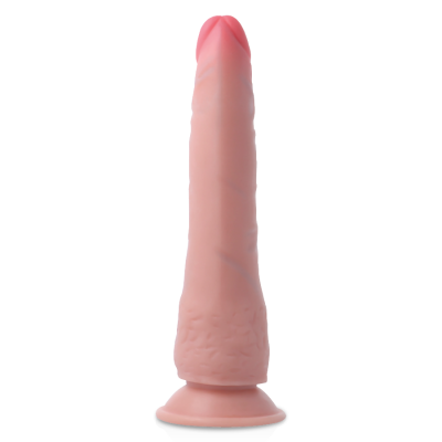 Dildo cor rosa claro com base ventosa