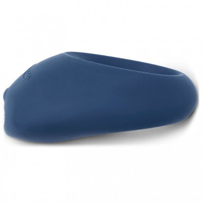 Pantufa azul macia com design anatómico